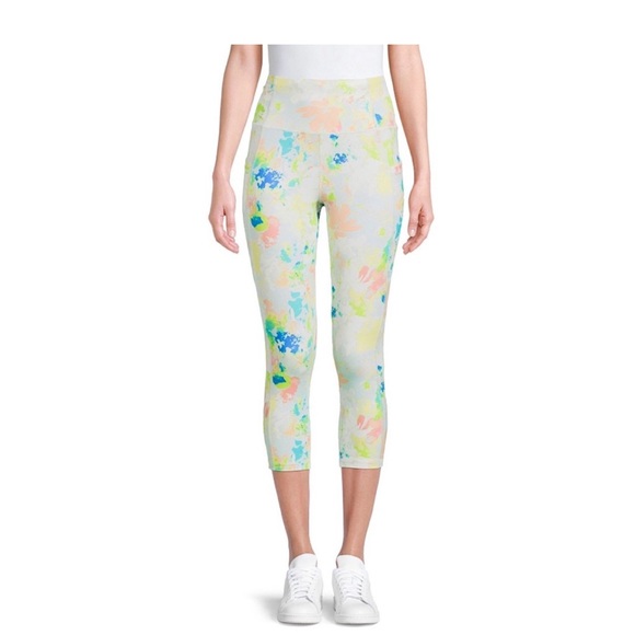 Avia Multicolored Garden Eve Cropped Active Plus Legging sz: XXXL - Picture 1 of 5